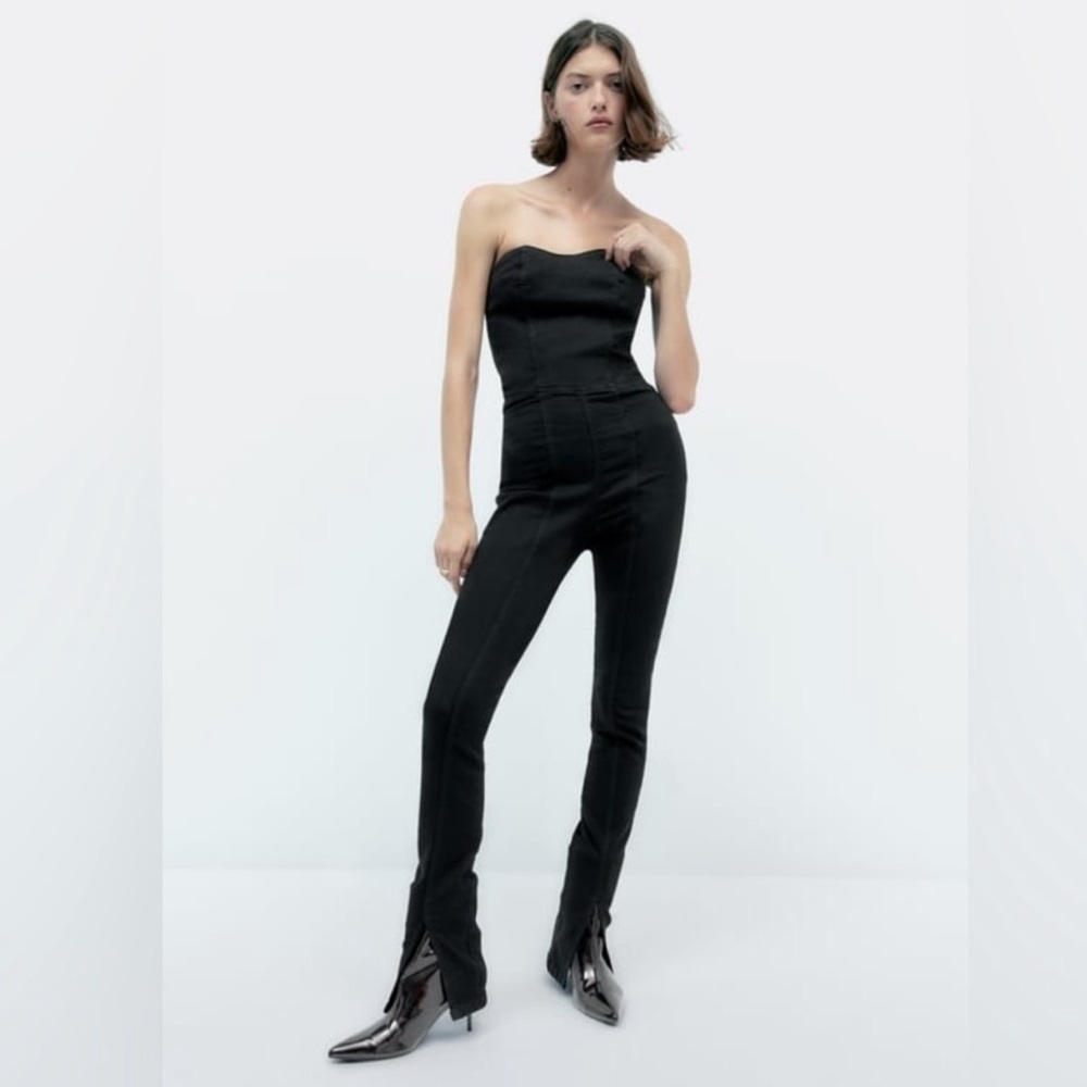 Zara demin jumpsuit